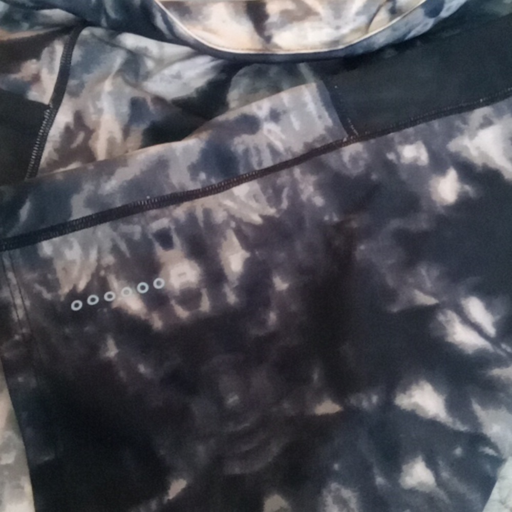 RAG 2X Bike Shorts Tie Dye + Blue Camo Capris Bundle - Picture 4 of 12